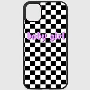 BABY Girl Checkered Phone Case